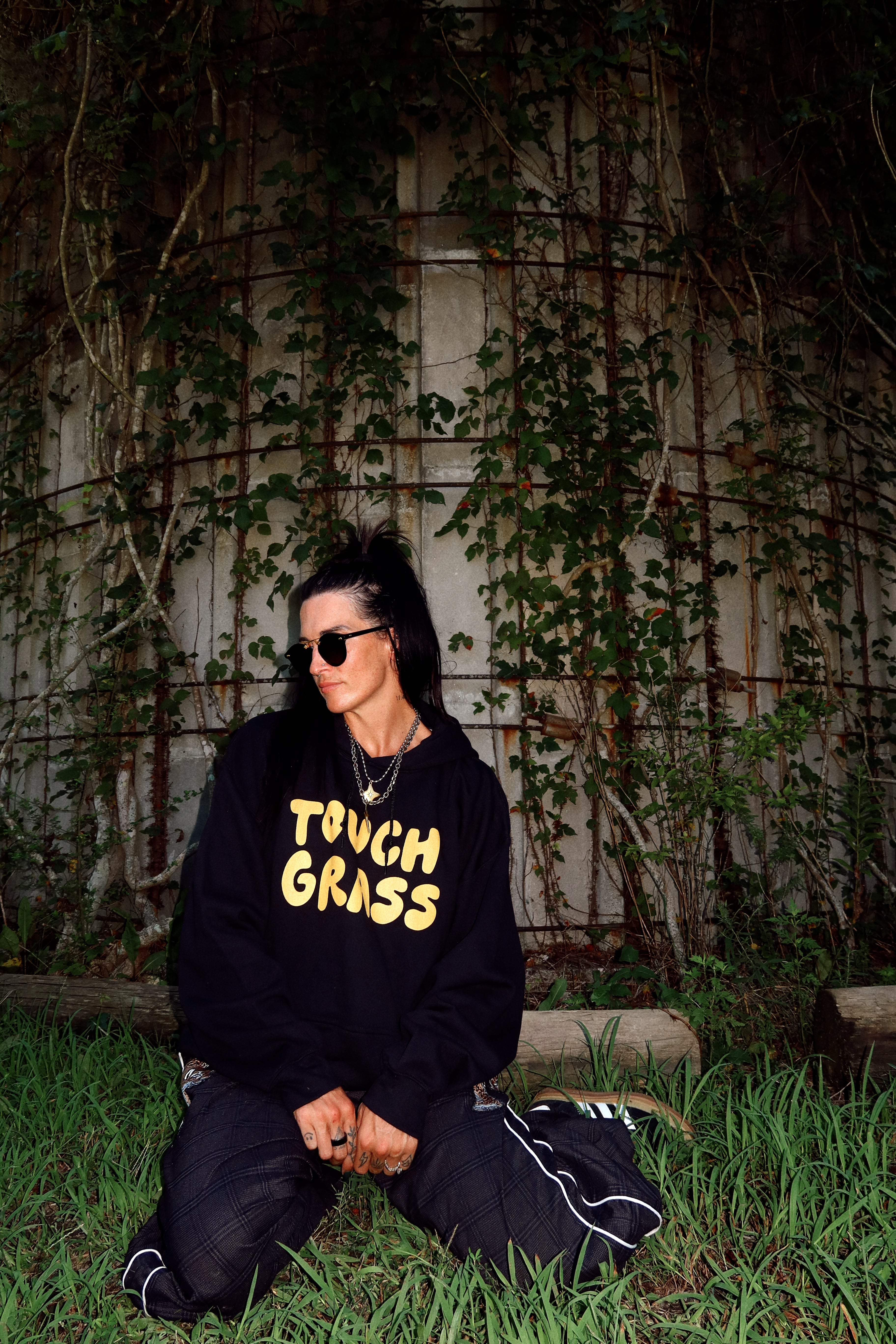 touch grass hoodie ⚡️