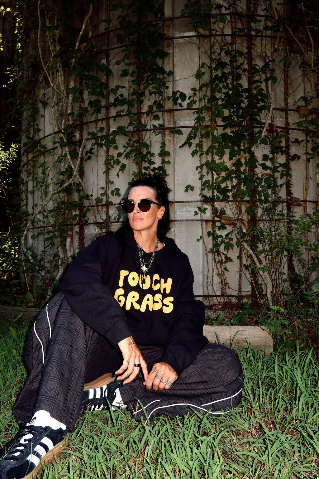 touch grass hoodie ⚡️